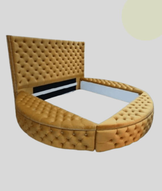 Ringex Round Tufted Bed