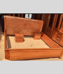 5 by 6 Bed with bed side drawers