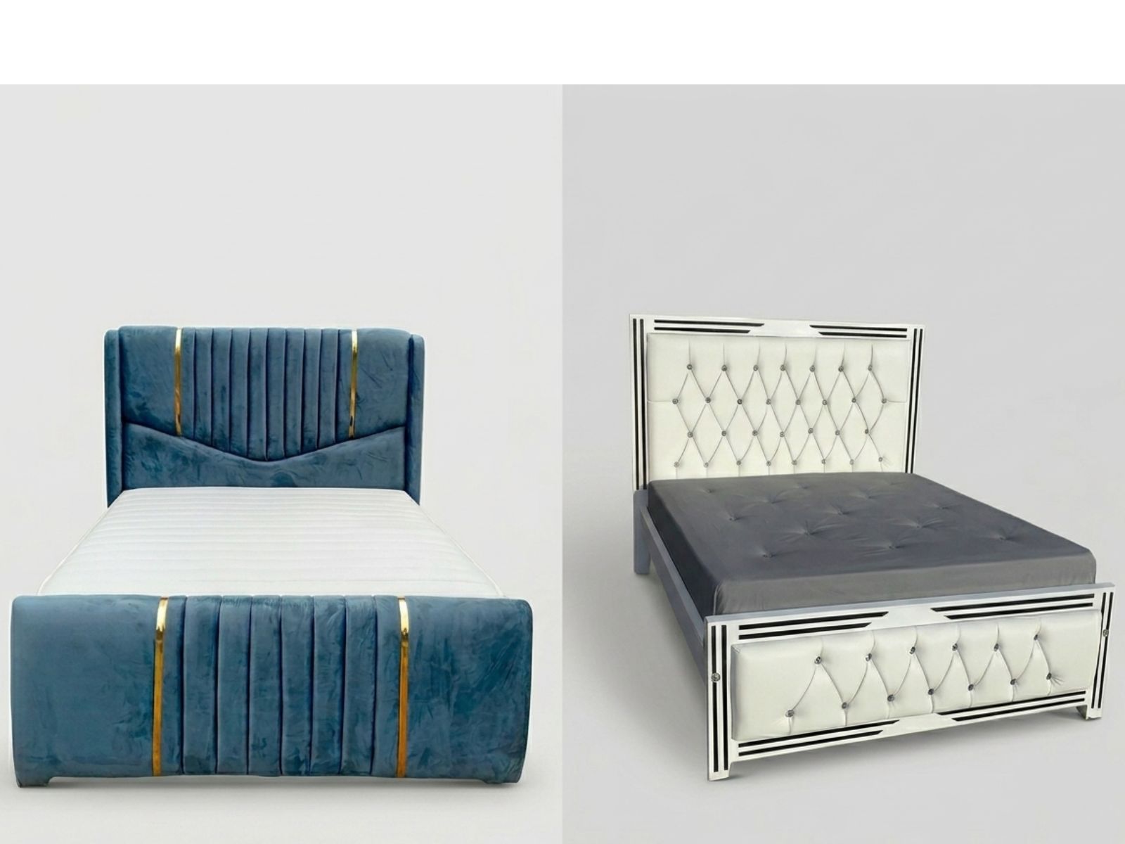 Upholstered 4x6 bed with padded headboard in Kenya
