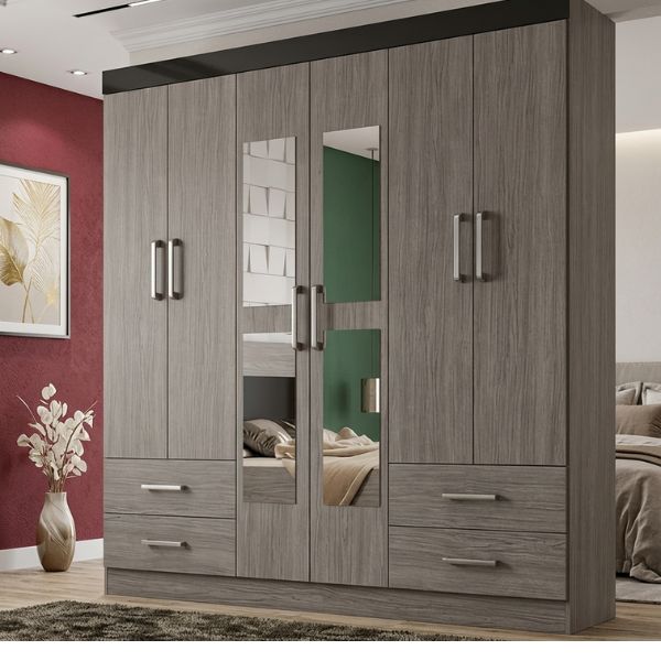5-door wardrobe Nairobi – spacious sliding design by Sikam Furniture
