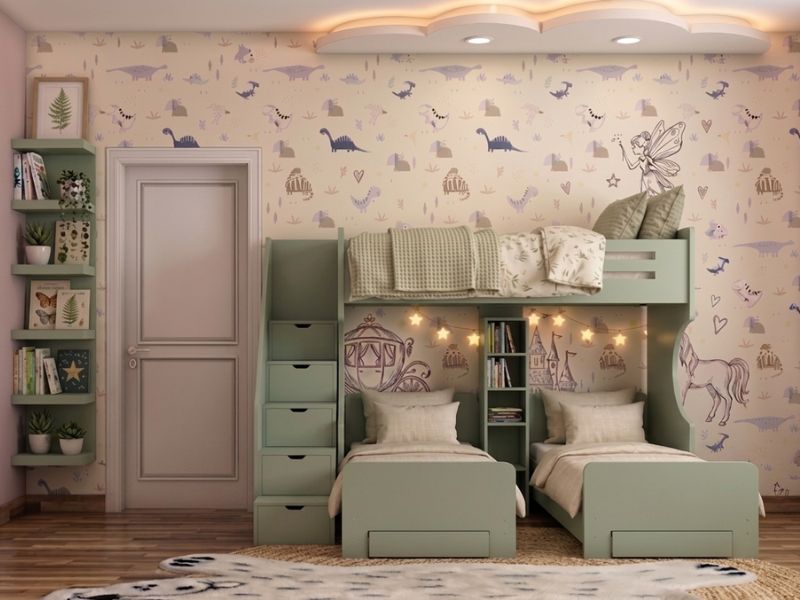 Kids room after Sikam Furniture transformation – custom children's furniture Nairobi