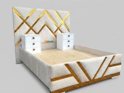 Haveniq Bed – fabric 4x6 bed by Sikam Furniture, Nairobi