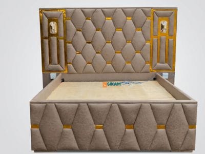 Primevo Bed – fabric queen size bed by Sikam Furniture, Nairobi