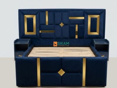 Primora Bed – fabric queen size bed by Sikam Furniture, Nairobi