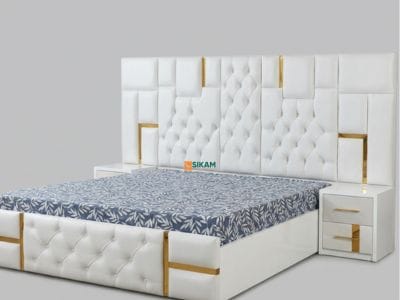 Uplina Bed – fabric king size bed by Sikam Furniture, Nairobi