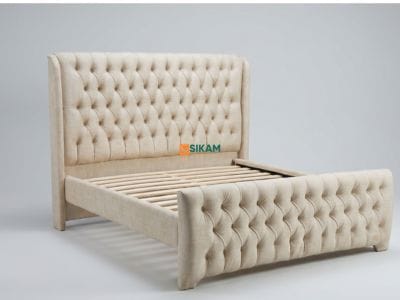Velvique Bed – fabric king size bed by Sikam Furniture, Nairobi
