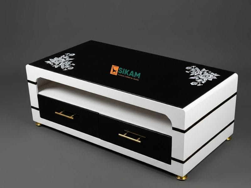 Axentra Coffee Table – glass top coffee table by Sikam Furniture, Nairobi