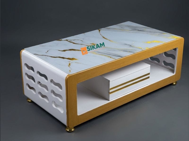 Azoria Coffee Table – marble top coffee table by Sikam Furniture, Nairobi