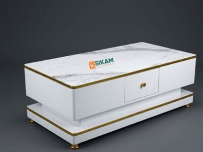 Jorelle Coffee Table – marble top coffee table by Sikam Furniture, Nairobi