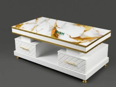 Kallora Coffee Table – marble top coffee table by Sikam Furniture, Nairobi