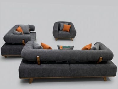 Trevani Modern Fabric Sofa – family sofa set by Sikam Furniture, Nairobi