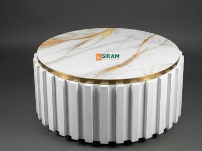 Velmora Coffee Table – marble top coffee table by Sikam Furniture, Nairobi