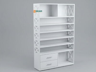 Storique Shoe Rack – open shoe rack by Sikam Furniture, Nairobi