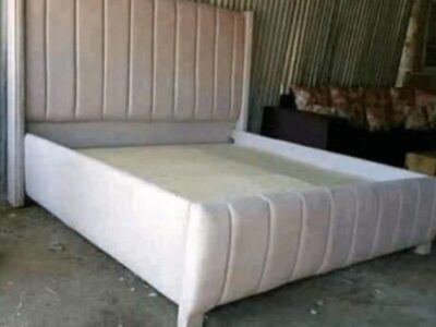 6 by 6 Fabric Bed - Sikam Furniture Nairobi