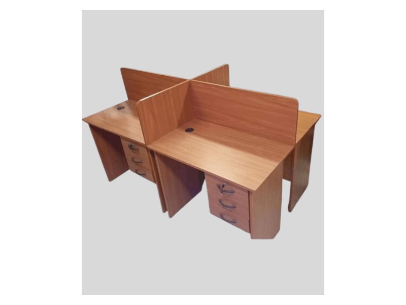Starmoon 4-Way Workstation - Sikam Furniture Nairobi