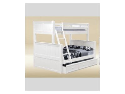 White Double-decker Bed - Sikam Furniture Nairobi