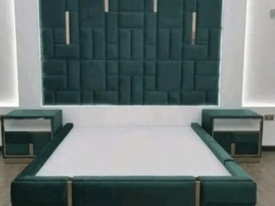 Darhia Fabric bed - Sikam Furniture Nairobi
