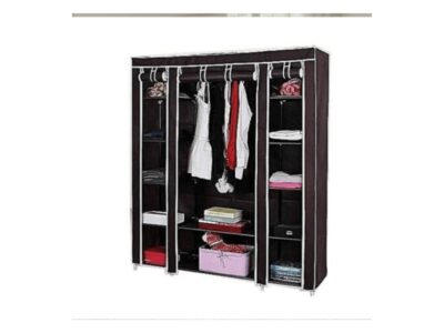 Extra Strong Portable Wardrobe 3-Column Quality Fabric