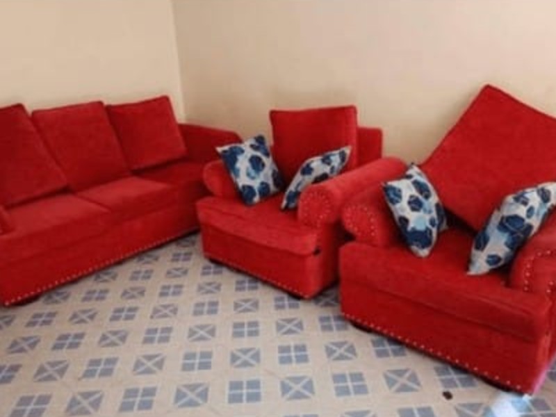 Lyak Purely Fabric Sofa Set - Sikam Furniture Nairobi