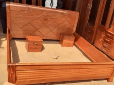 Mahley Natural Bed - Sikam Furniture Nairobi